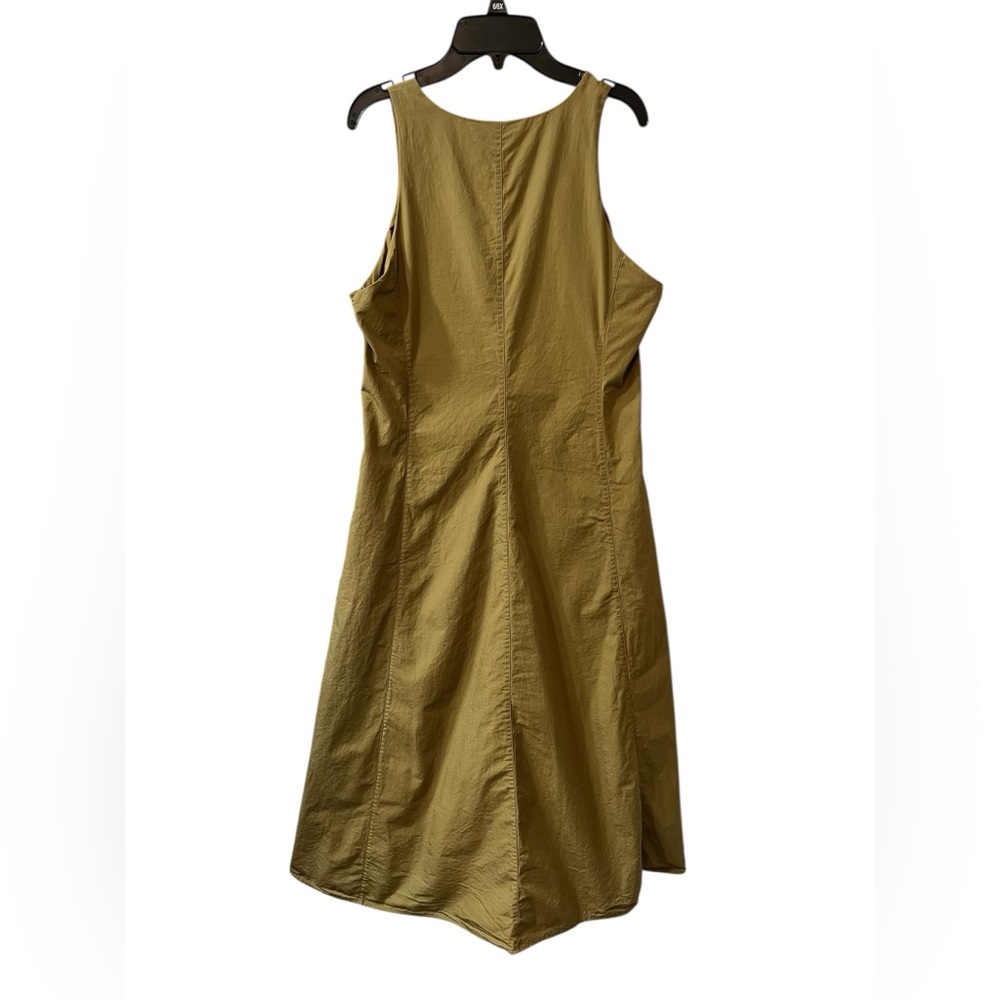 Frank and Oak Green Midi Sleeveless Dress - Large - Picture 5 of 11